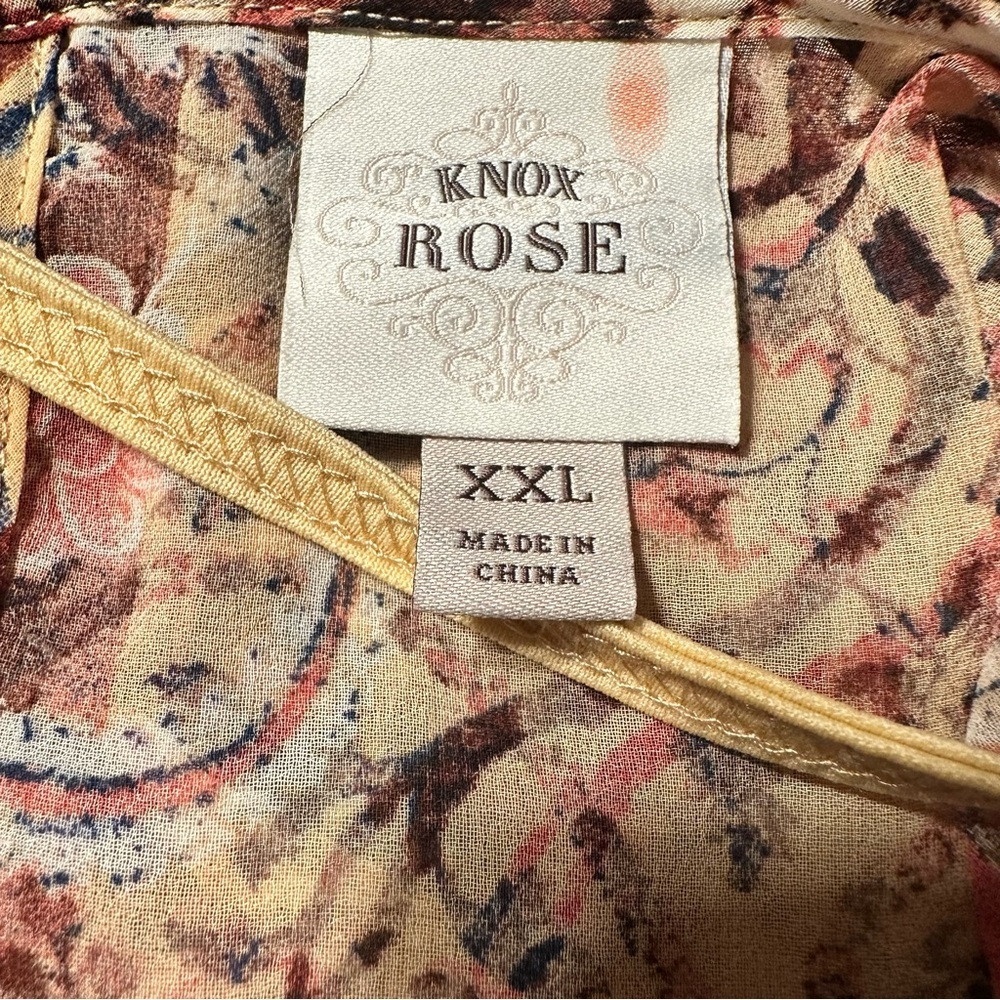 Knox Rose Multicolor Long Sleeve Dress - Picture 4 of 5
